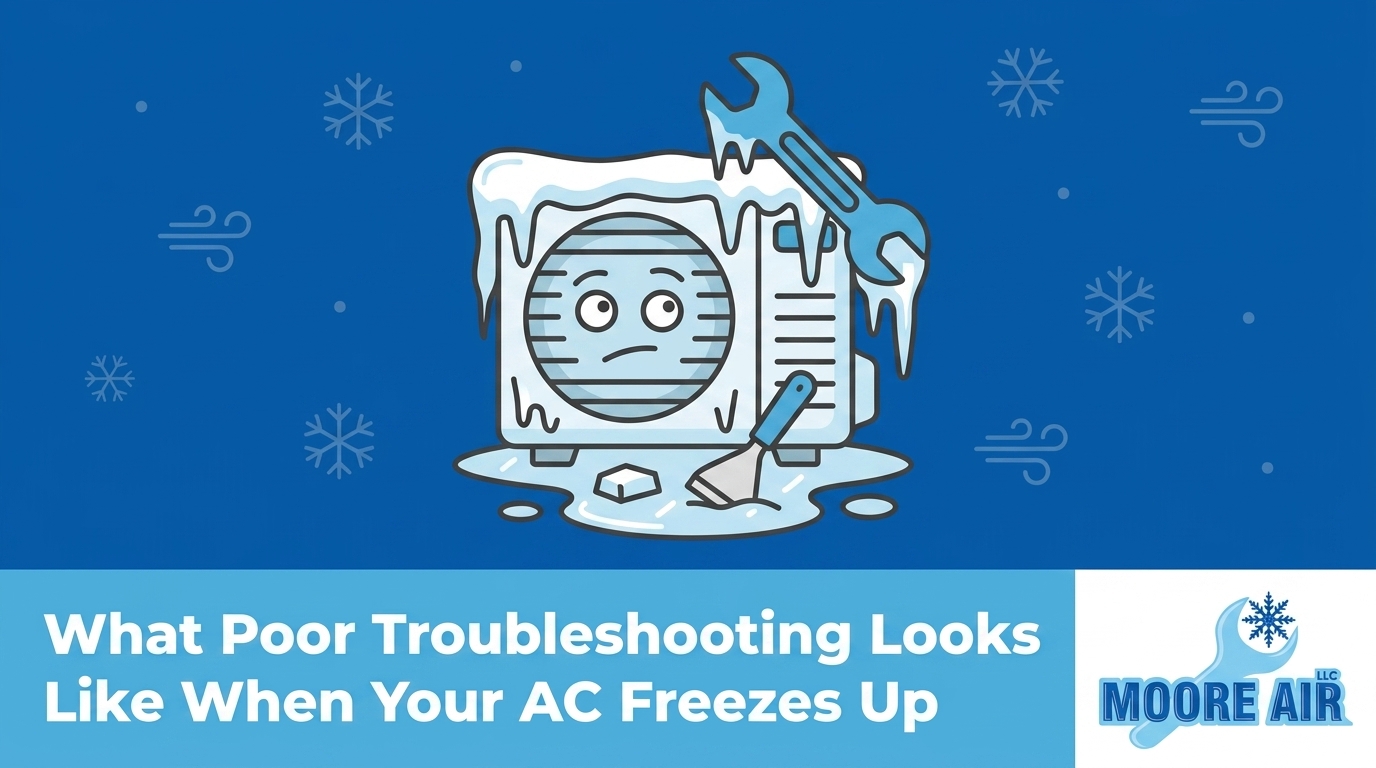 What Poor Troubleshooting Looks Like When Your AC Freezes Up — featured image
