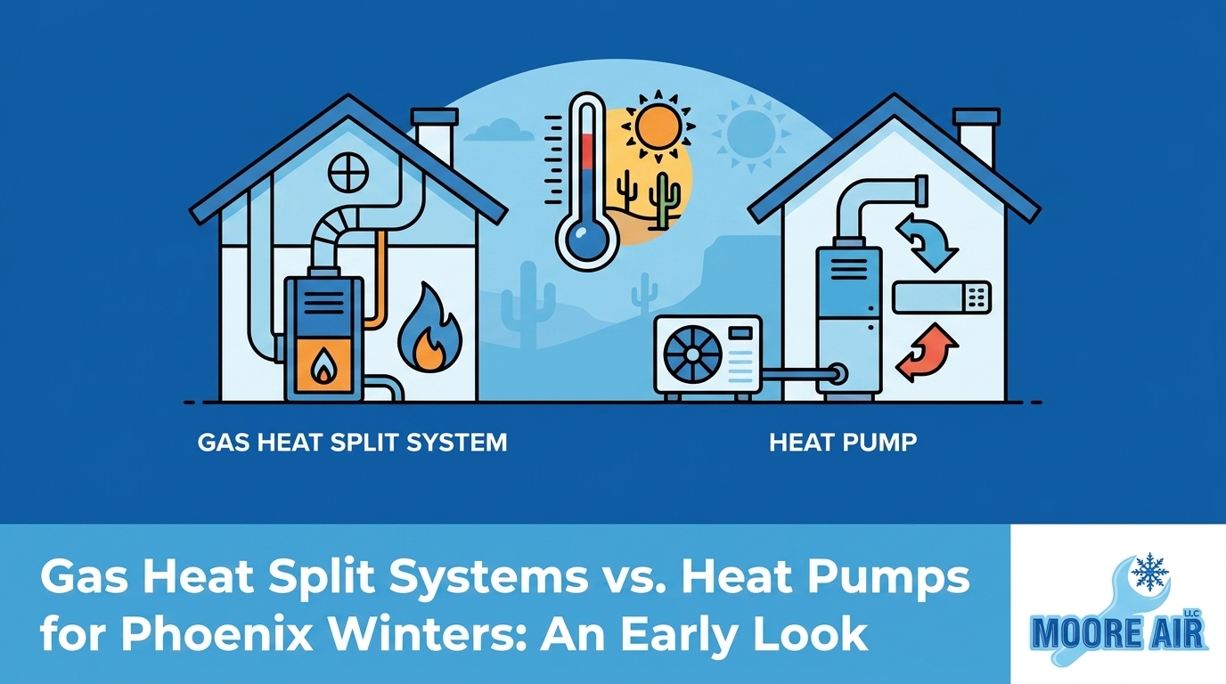 Gas Heat Split Systems vs. Heat Pumps for Phoenix Winters: An Early Look — featured image