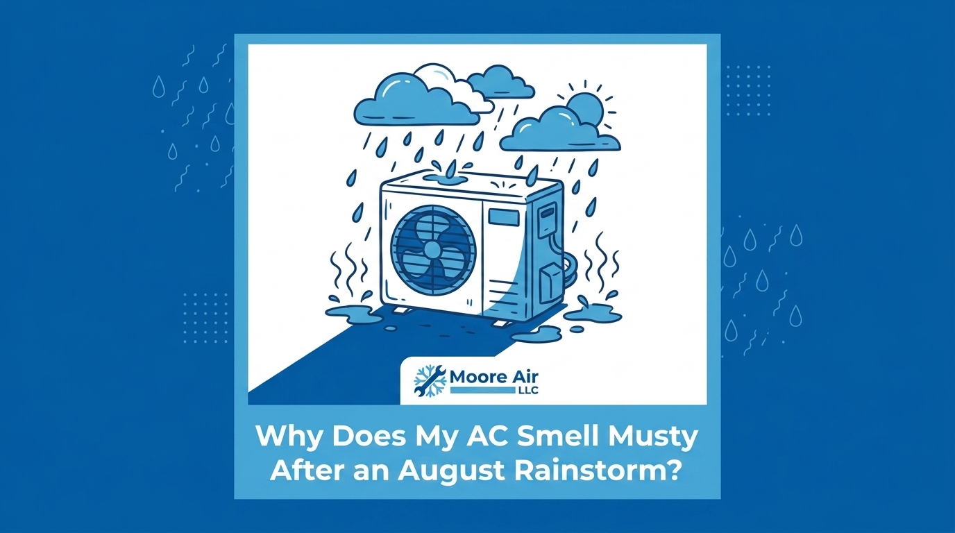 Why Does My AC Smell Musty After an August Rainstorm? — featured image