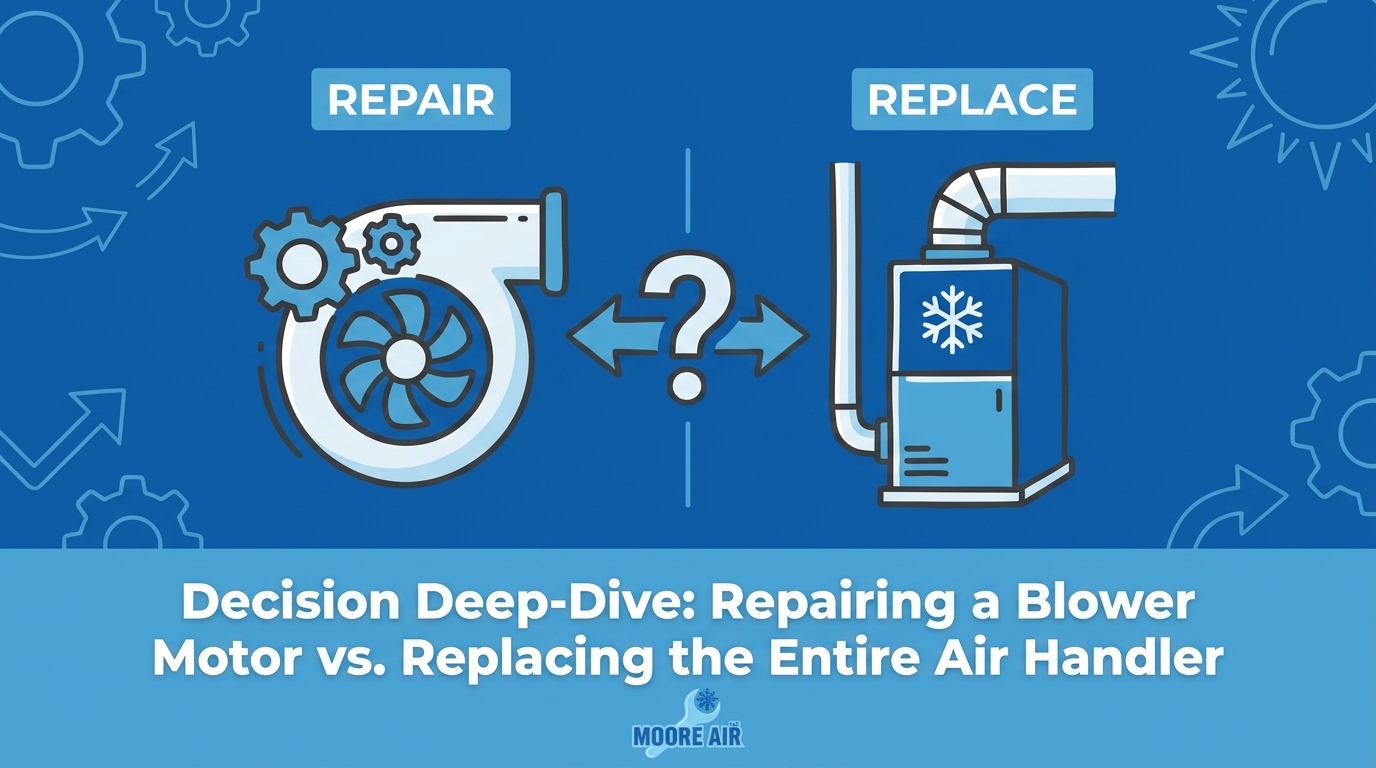 Decision Deep-Dive: Repairing a Blower Motor vs. Replacing the Entire Air Handler — featured image