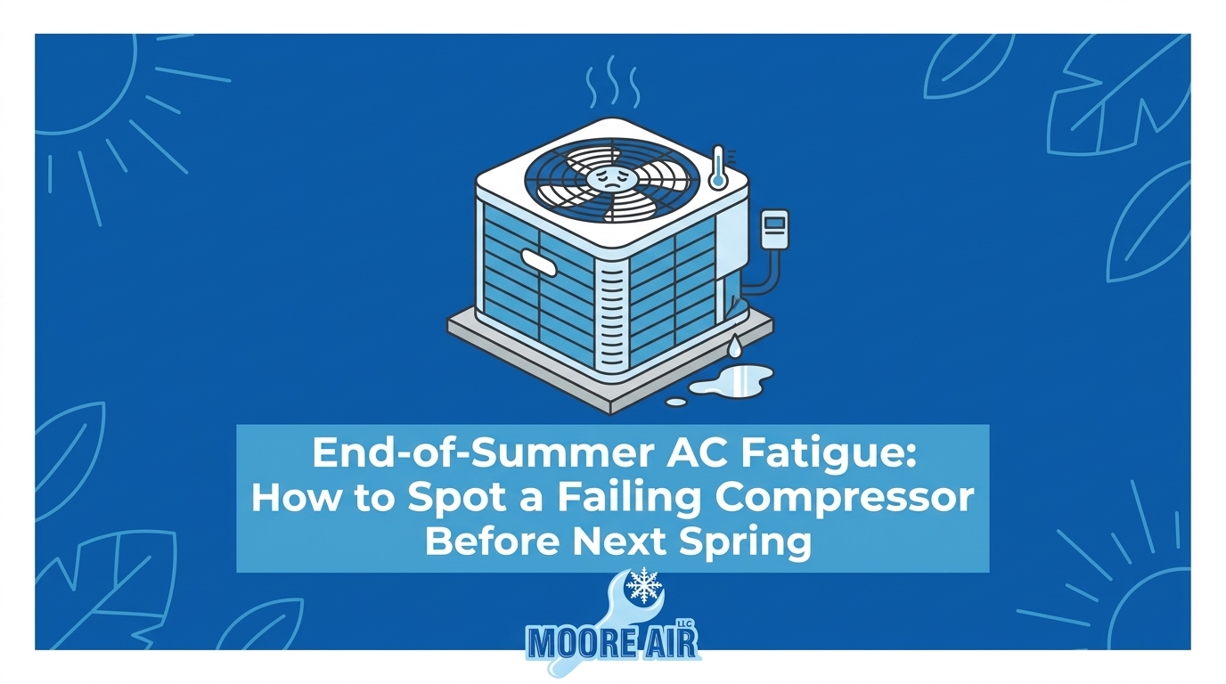 End-of-Summer AC Fatigue: How to Spot a Failing Compressor Before Next Spring — featured image